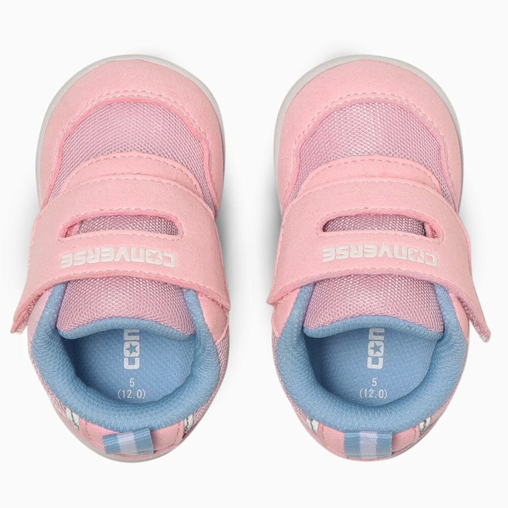 コンバース（CONVERSE）（キッズ）ジュニアスニーカー MINI RS 2 サーモンピンク 37302601 23FW ファースト スポーツ シューズ 軽量 屈曲性 抗菌