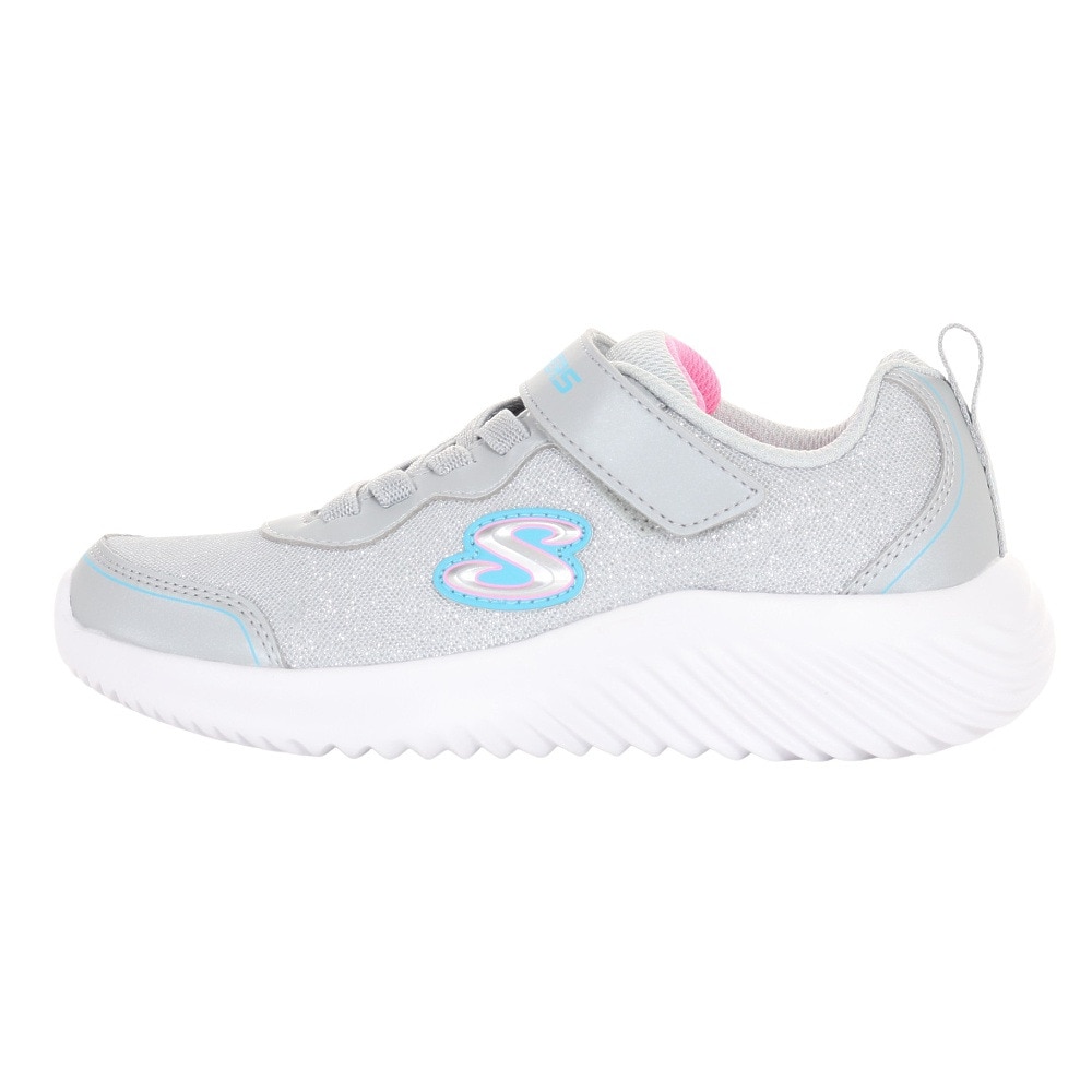 スケッチャーズ（SKECHERS）（キッズ）ジュニアスニーカー スポーツシューズ バウンダー ガーリー グルーヴ 303528L-GRY