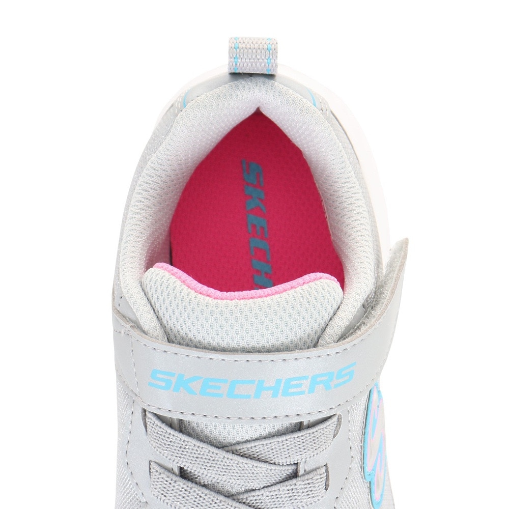 スケッチャーズ（SKECHERS）（キッズ）ジュニアスニーカー スポーツシューズ バウンダー ガーリー グルーヴ 303528L-GRY