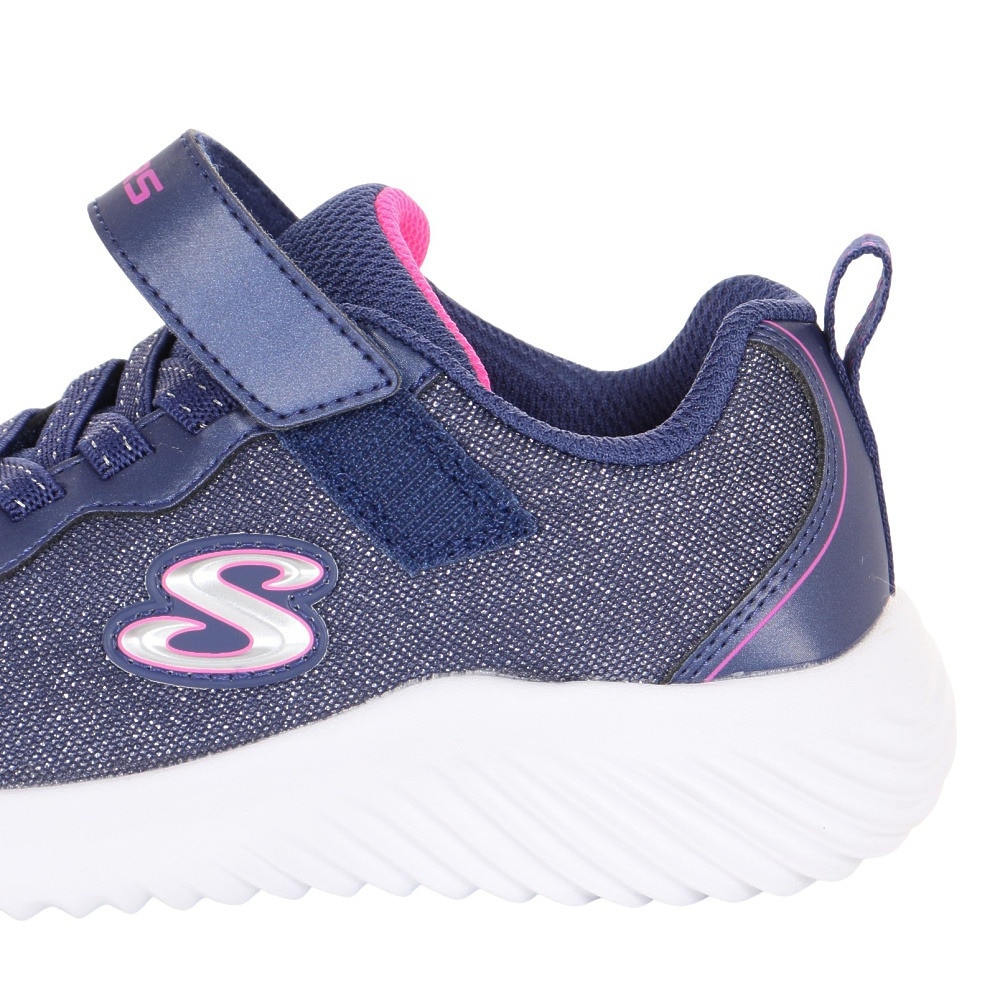 スケッチャーズ（SKECHERS）（キッズ）ジュニアスニーカー スポーツシューズ バウンダー ガーリー グルーヴ 303528L-NVY