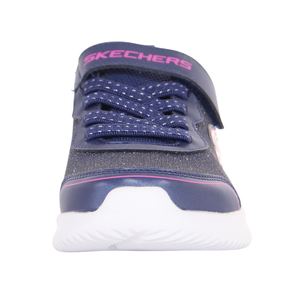 スケッチャーズ（SKECHERS）（キッズ）ジュニアスニーカー スポーツシューズ バウンダー ガーリー グルーヴ 303528L-NVY