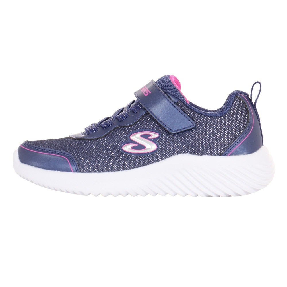 スケッチャーズ（SKECHERS）（キッズ）ジュニアスニーカー スポーツシューズ バウンダー ガーリー グルーヴ 303528L-NVY