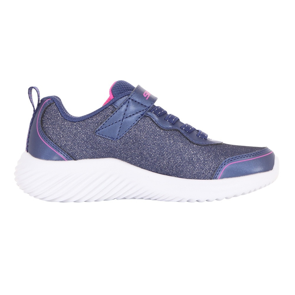 スケッチャーズ（SKECHERS）（キッズ）ジュニアスニーカー スポーツシューズ バウンダー ガーリー グルーヴ 303528L-NVY