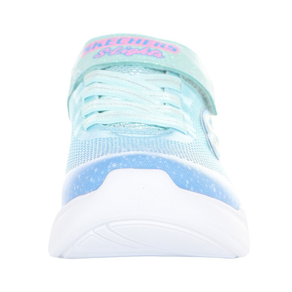 スケッチャーズ（SKECHERS）（キッズ）ジュニアスニーカー スポーツシューズ Sライツ フリッカー フラッシュ オンブレ ドリーマー 303703L-AQMT