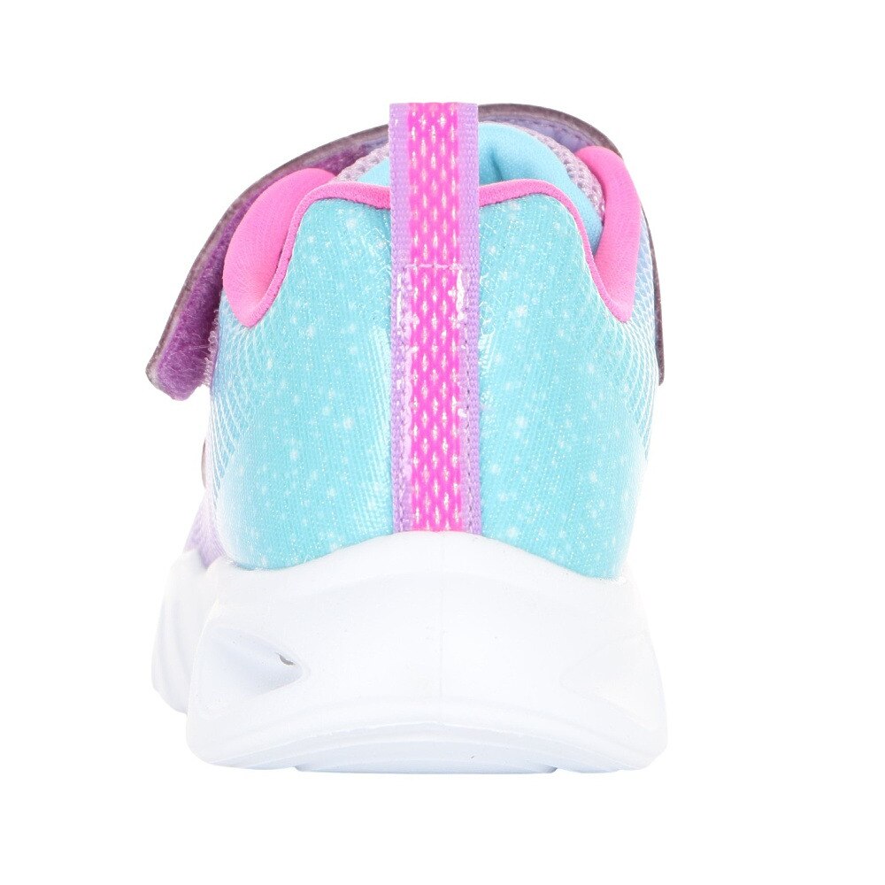 スケッチャーズ（SKECHERS）（キッズ）ジュニアスニーカー スポーツシューズ Sライツ フリッカー フラッシュ オンブレ ドリーマー 303703L-PKMT