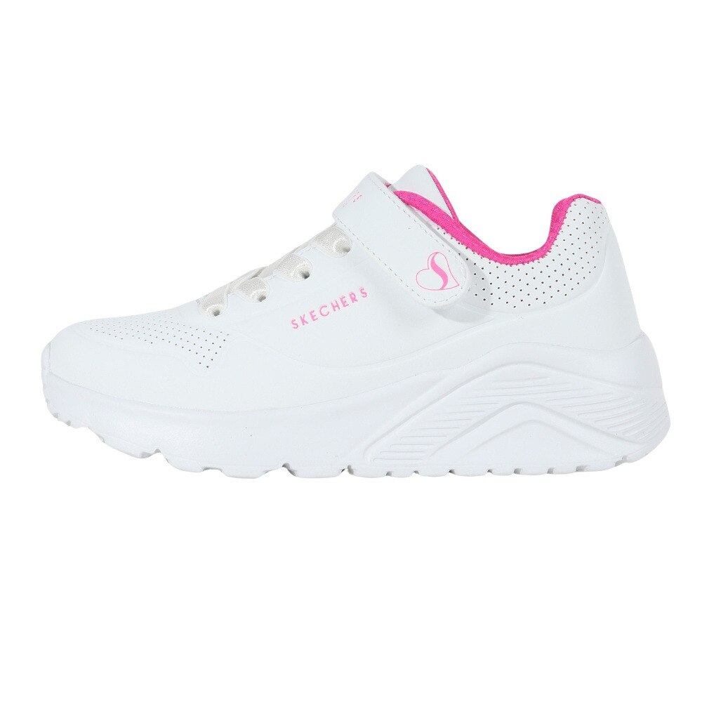 スケッチャーズ（SKECHERS）（キッズ）ガールズスニーカー スポーツシューズ UNO LITE 310451L-WHP
