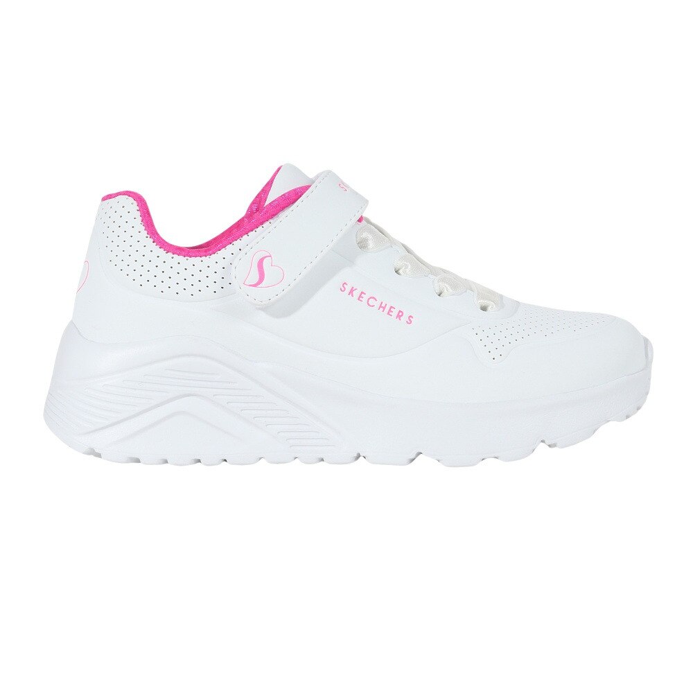 スケッチャーズ（SKECHERS）（キッズ）ガールズスニーカー スポーツシューズ UNO LITE 310451L-WHP