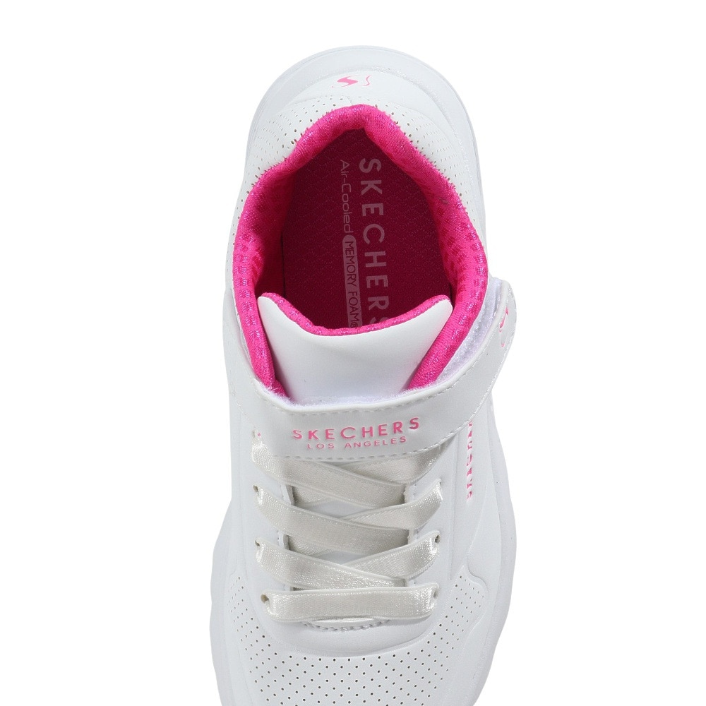 スケッチャーズ（SKECHERS）（キッズ）ガールズスニーカー スポーツシューズ UNO LITE 310451L-WHP
