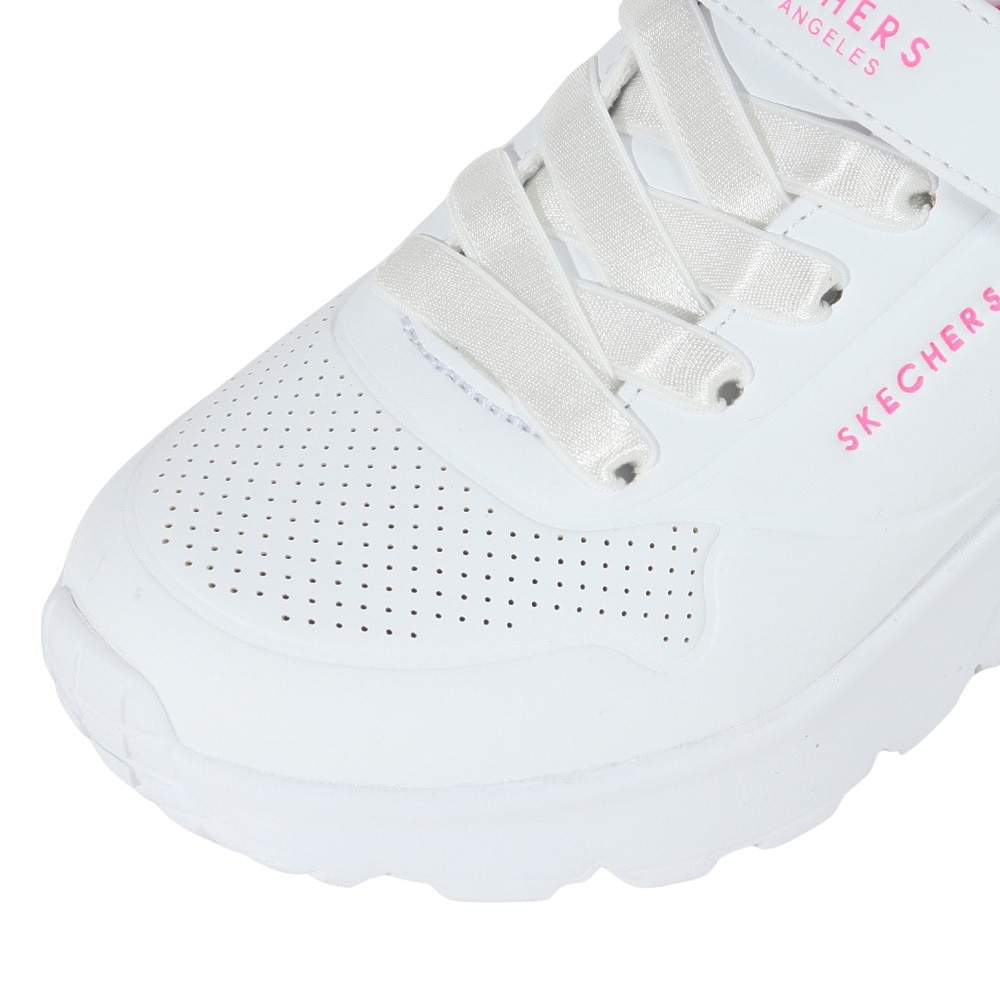 スケッチャーズ（SKECHERS）（キッズ）ガールズスニーカー スポーツシューズ UNO LITE 310451L-WHP