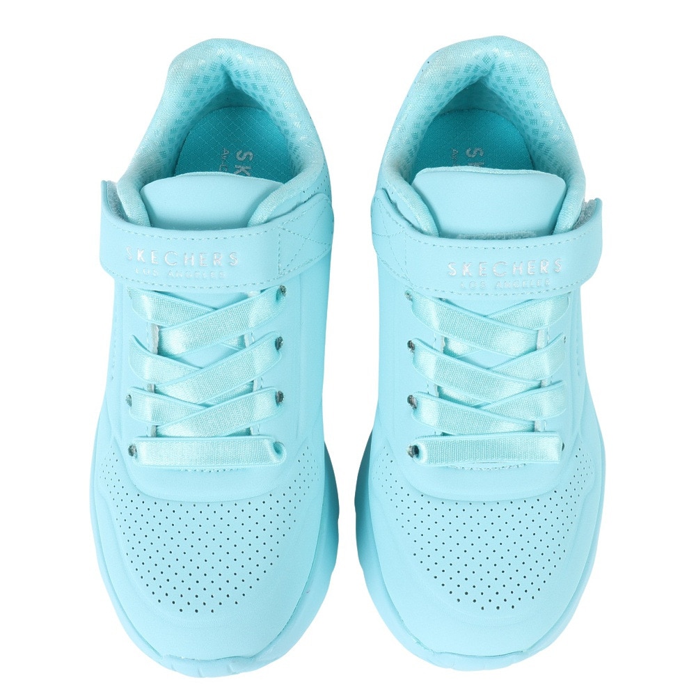 スケッチャーズ（SKECHERS）（キッズ）ジュニアスニーカー スポーツシューズ UNO LITE 310451L-TURQ