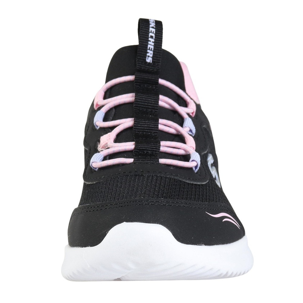 スケッチャーズ（SKECHERS）（キッズ）ジュニアスニーカー スリップインズ バウンダー シンプル キュート ブラック 303585L-BLK スポーツシューズ