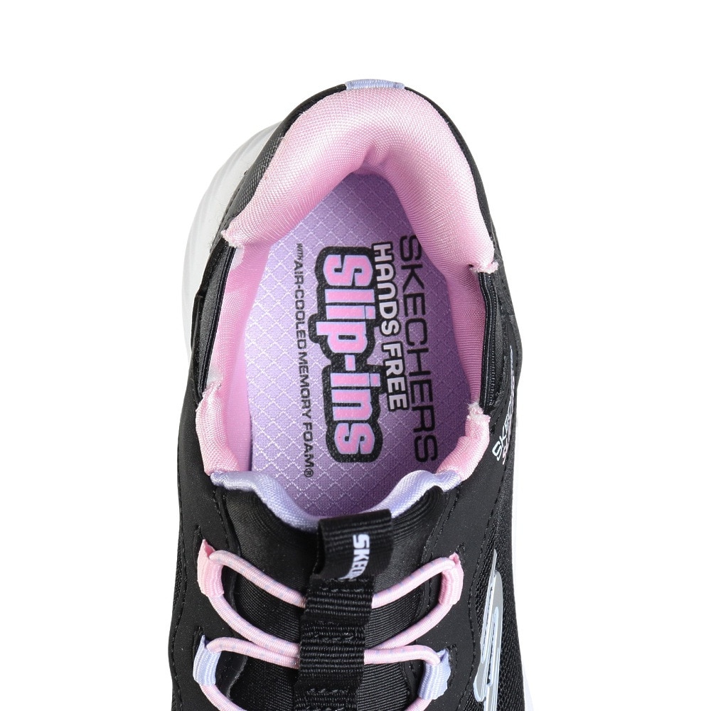 スケッチャーズ（SKECHERS）（キッズ）ジュニアスニーカー スリップインズ バウンダー シンプル キュート ブラック 303585L-BLK スポーツシューズ