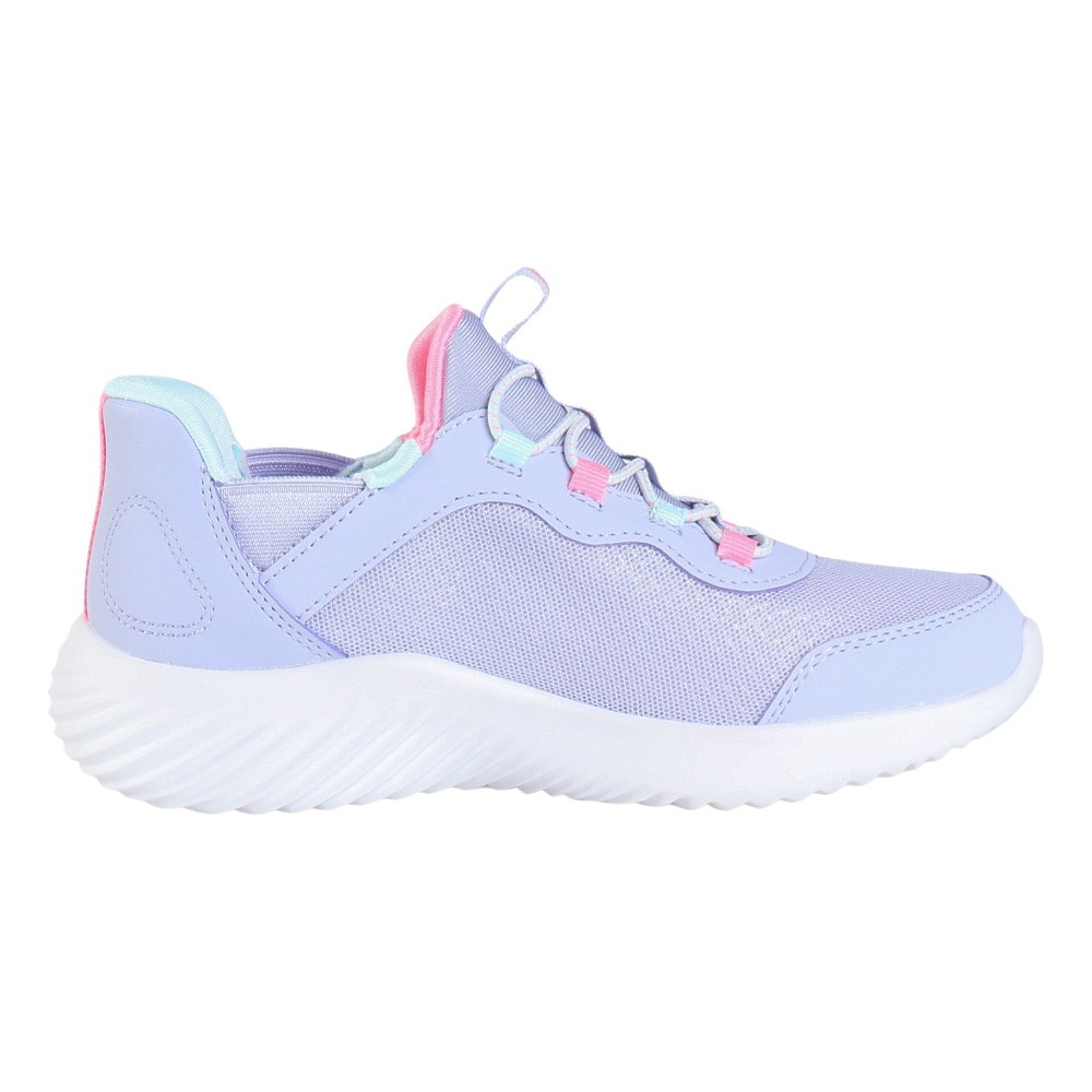 スケッチャーズ（SKECHERS）（キッズ）ジュニアスニーカー スリップインズ バウンダー シンプル キュート ラベンダー 303585L-LAV スポーツシューズ