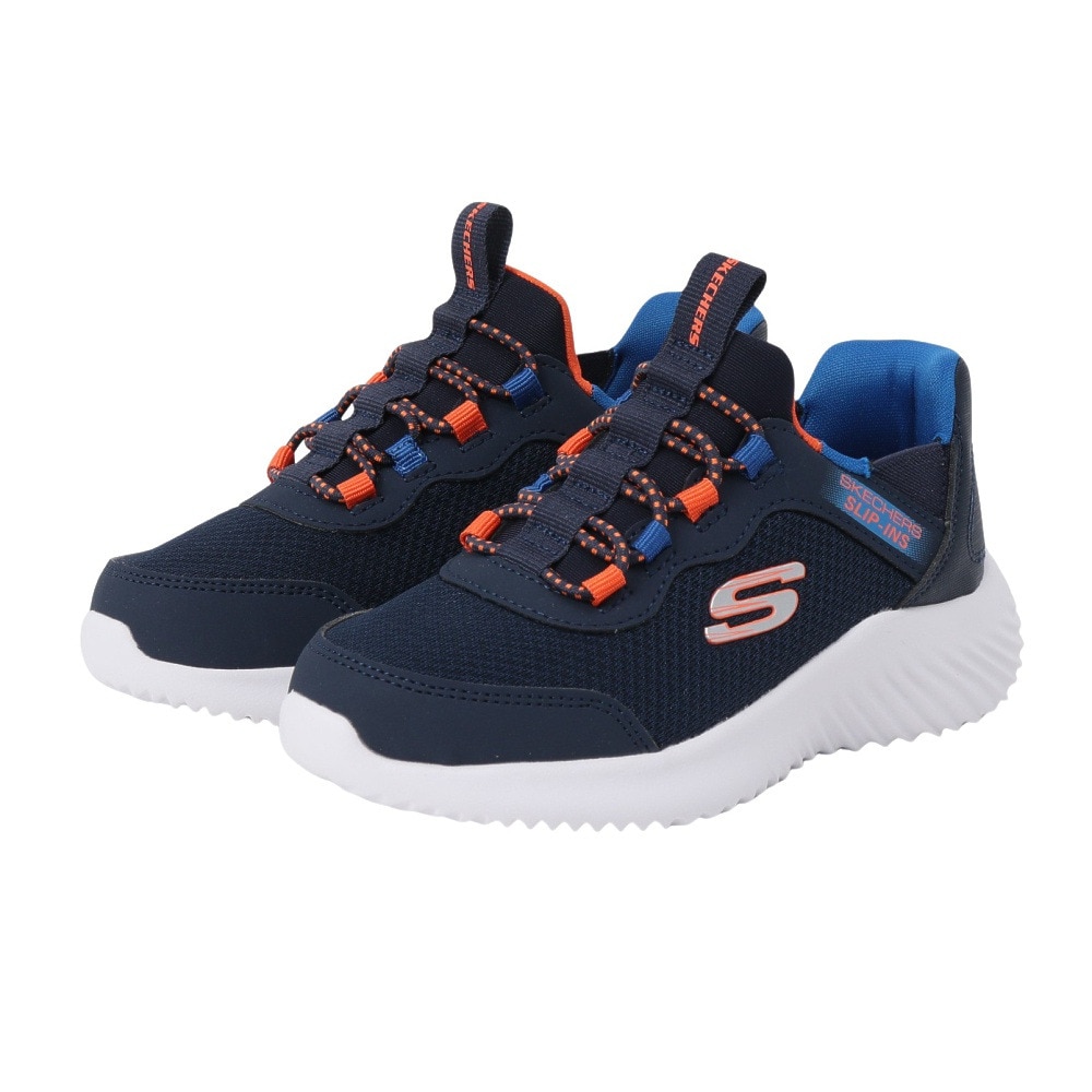 スケッチャーズ（SKECHERS）（キッズ）ジュニアスニーカー スポーツシューズ SI-BOUNDER-BRSK-BRST 403822L-NVBL
