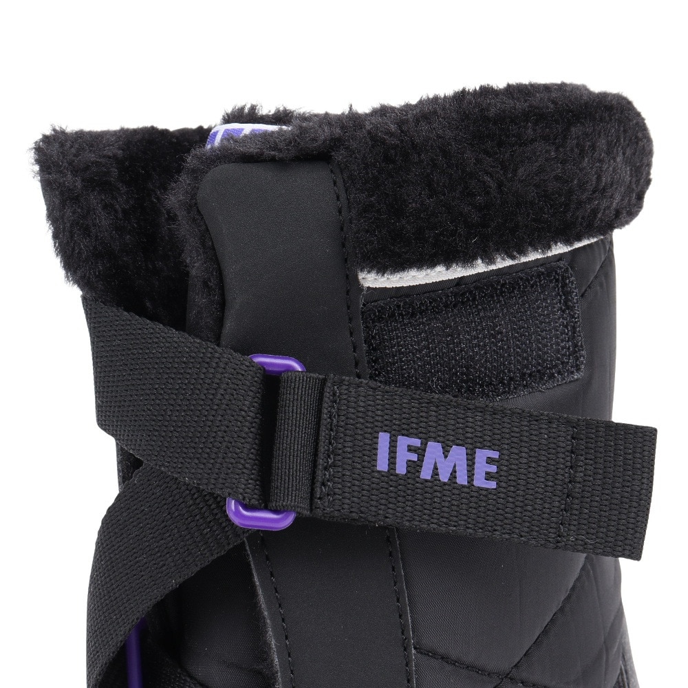 イフミー（IFME）（キッズ）ジュニアスニーカー スポーツシューズ キネティックスノーブーツ 20-4832 BLACK