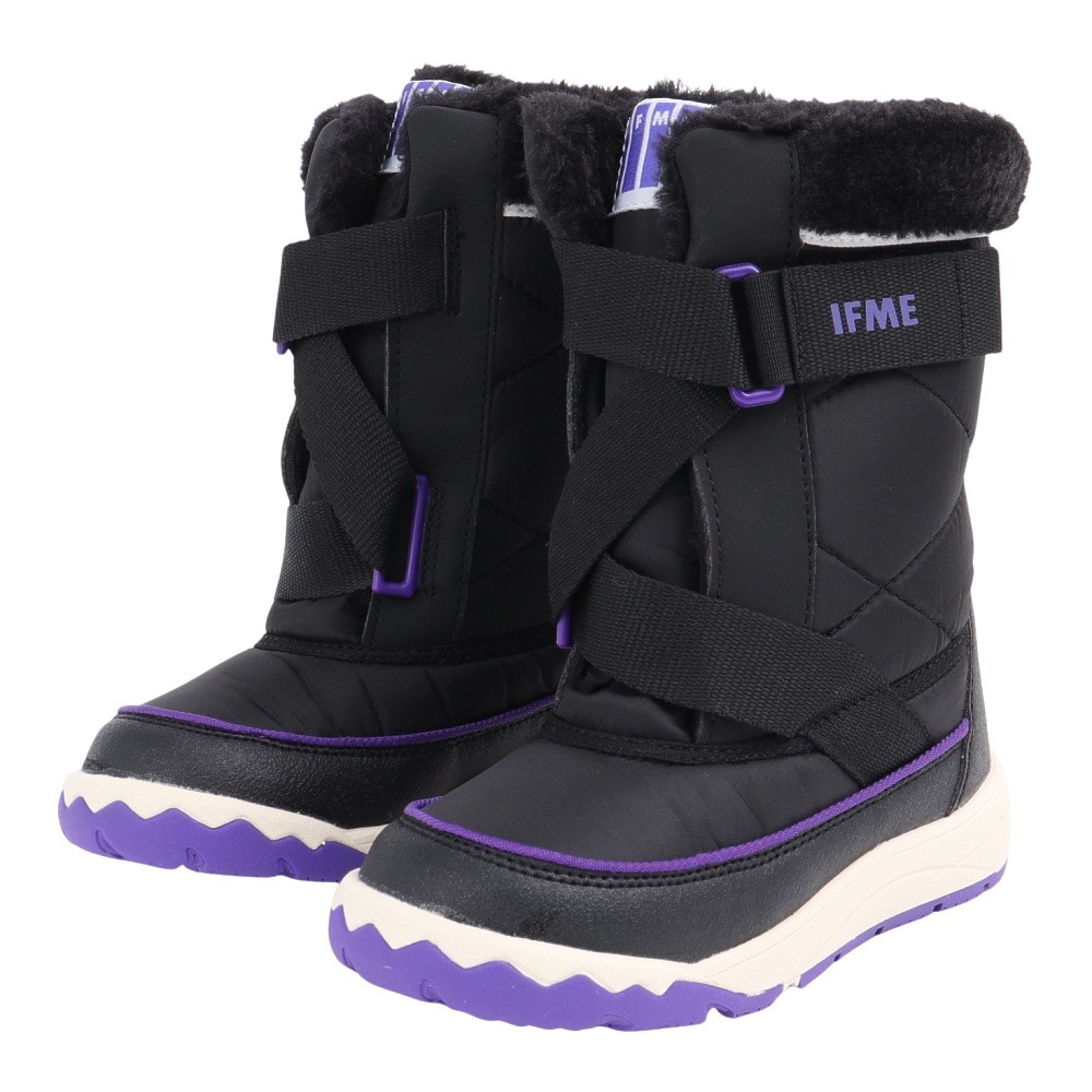イフミー（IFME）（キッズ）ジュニアスニーカー スポーツシューズ キネティックスノーブーツ 20-4832 BLACK