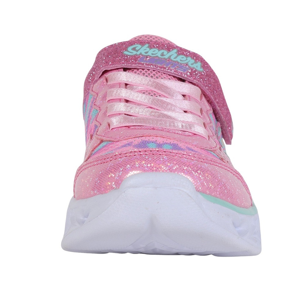 スケッチャーズ（SKECHERS）（キッズ）ジュニアスニーカー ケイリー2 スパークルフラワー ピンク 312051L-PKMT スポーツシューズ かわいい スリップオン 