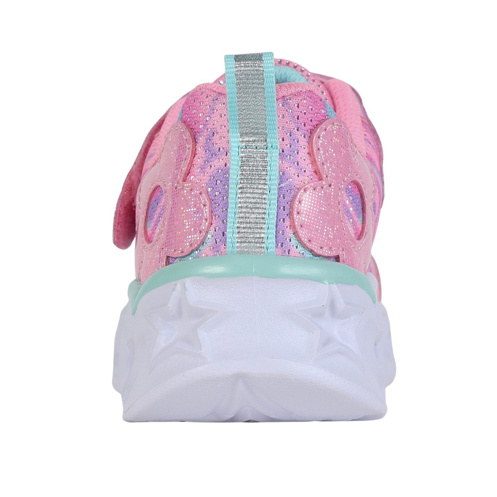 スケッチャーズ（SKECHERS）（キッズ）ジュニアスニーカー ケイリー2 スパークルフラワー ピンク 312051L-PKMT スポーツシューズ かわいい スリップオン 