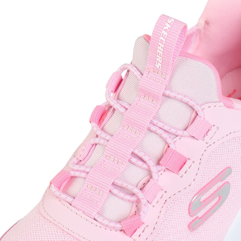 スケッチャーズ（SKECHERS）（キッズ）ジュニアスニーカー スポーツシューズ スリップインズ バウンダー シンプル キュート 303585L-LTPK