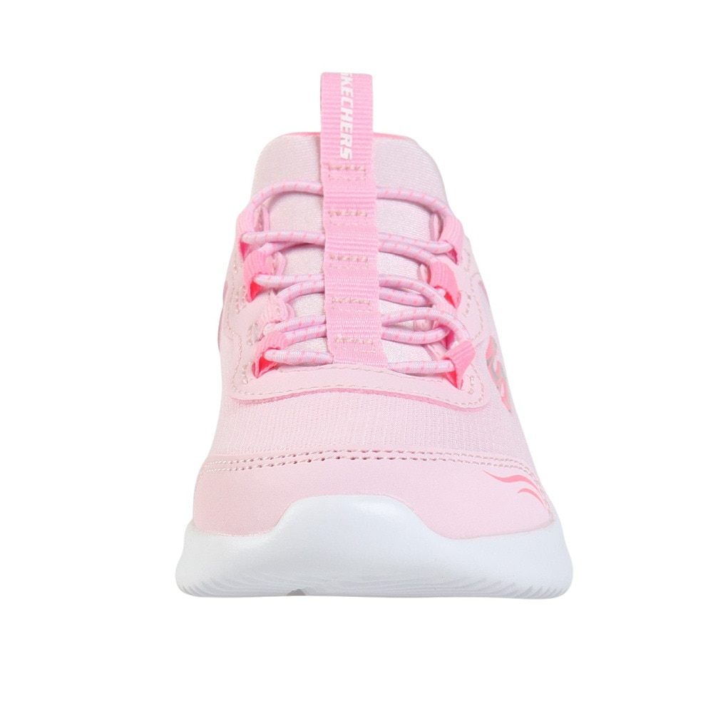 スケッチャーズ（SKECHERS）（キッズ）ジュニアスニーカー スポーツシューズ スリップインズ バウンダー シンプル キュート 303585L-LTPK