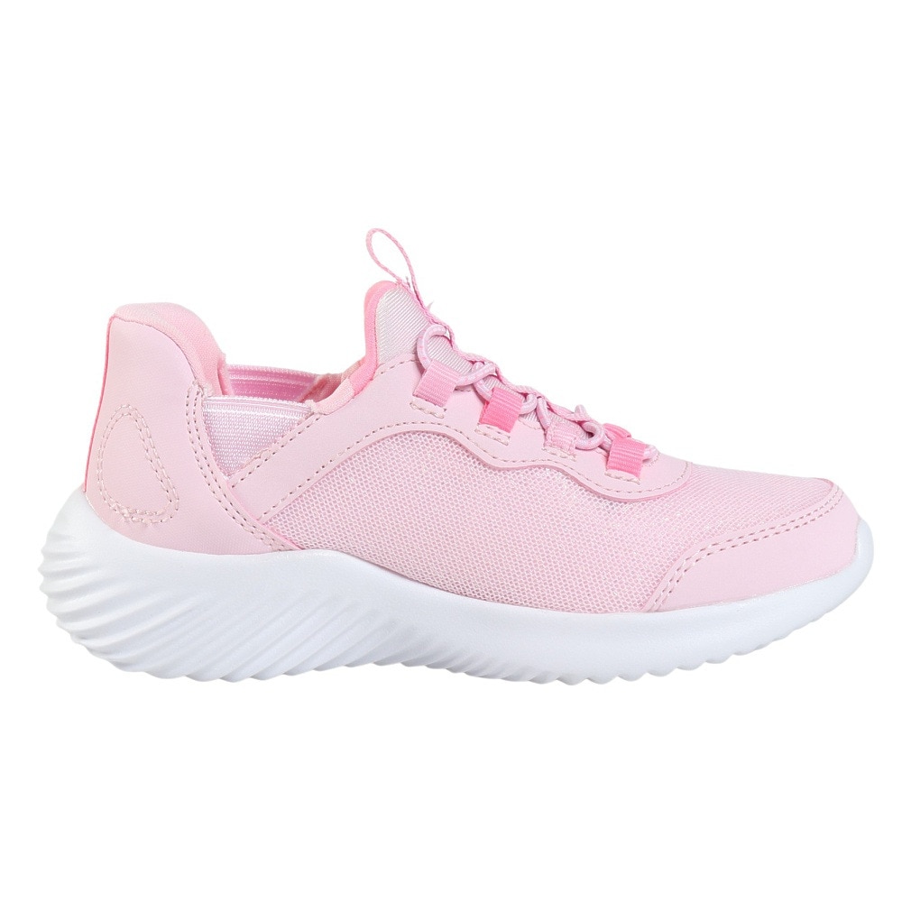 スケッチャーズ（SKECHERS）（キッズ）ジュニアスニーカー スポーツシューズ スリップインズ バウンダー シンプル キュート 303585L-LTPK