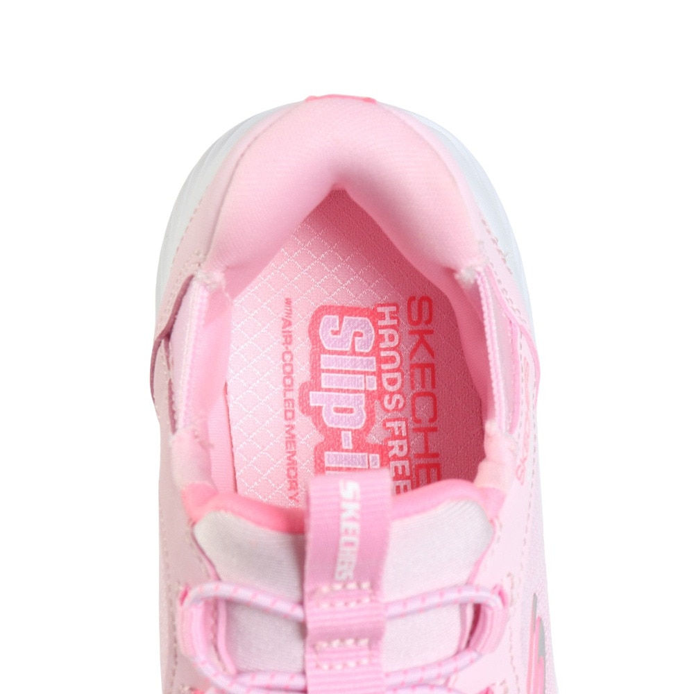 スケッチャーズ（SKECHERS）（キッズ）ジュニアスニーカー スポーツシューズ スリップインズ バウンダー シンプル キュート 303585L-LTPK