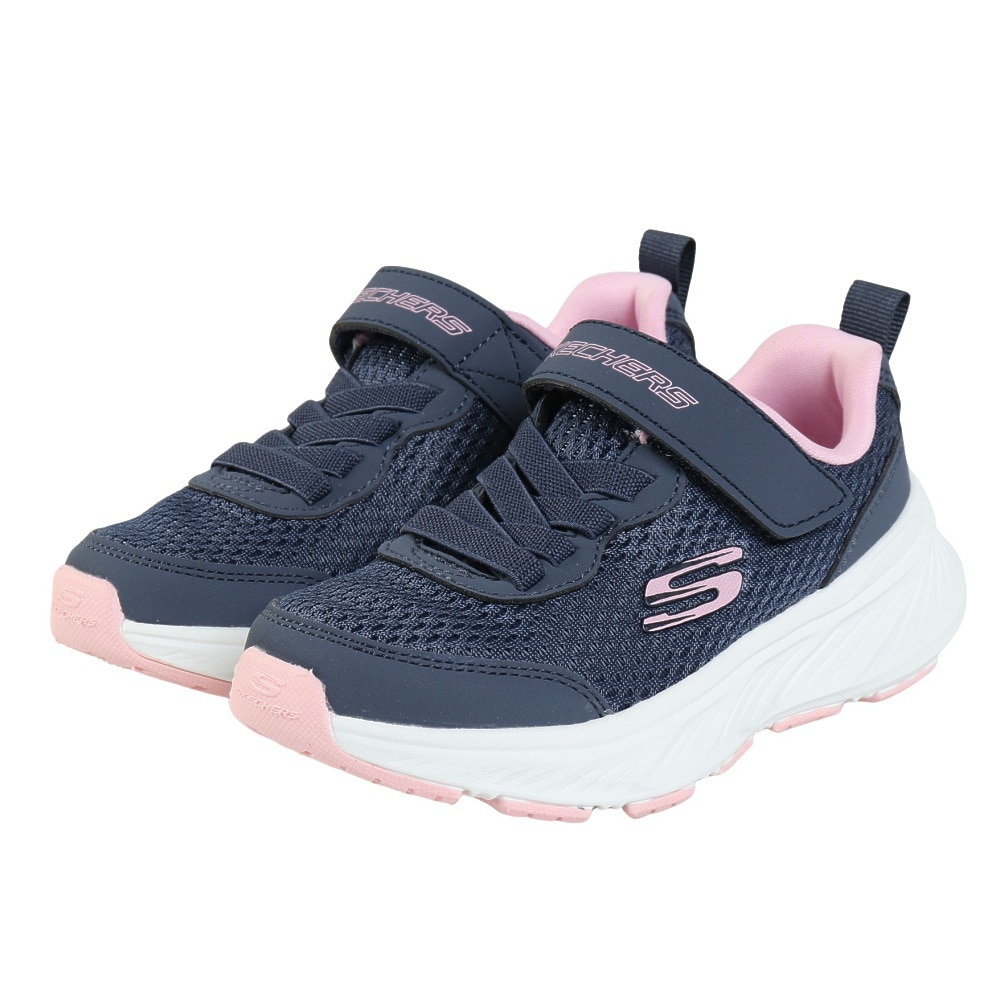 スケッチャーズ（SKECHERS）（キッズ）ジュニアスニーカー スポーツシューズ エッジライド スムース ジャーニー 303981L-NVLV