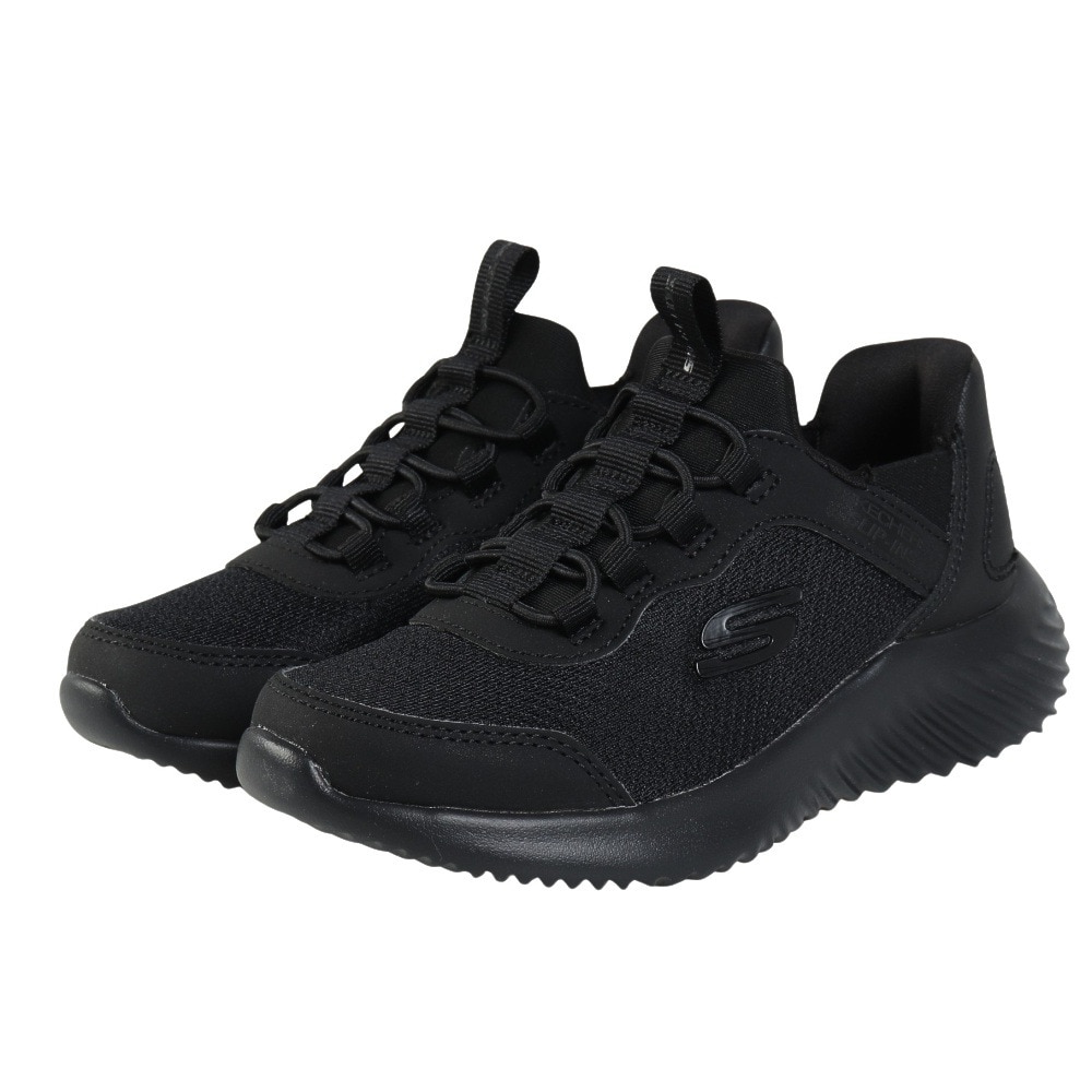 スケッチャーズ（SKECHERS）（キッズ）ジュニアスニーカー スポーツシューズ スリップインズ バウンダー ブリスクバースト 403822L-BBK