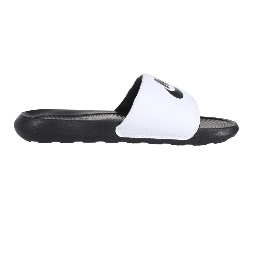 ナイキ（NIKE）（メンズ）スポーツサンダル ビクトリー ワン スライド ホワイト ブラック CN9675-005 シャワーサンダル プール ビーチ リカバリー レジャー