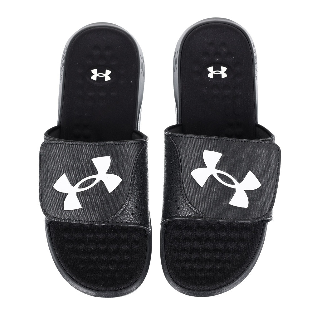 アンダーアーマー（UNDER ARMOUR）（メンズ）サンダル イグナイト7 スライド ブラック 3026023 001 ストラップ スライド プール ビーチ シャワーサンダル 