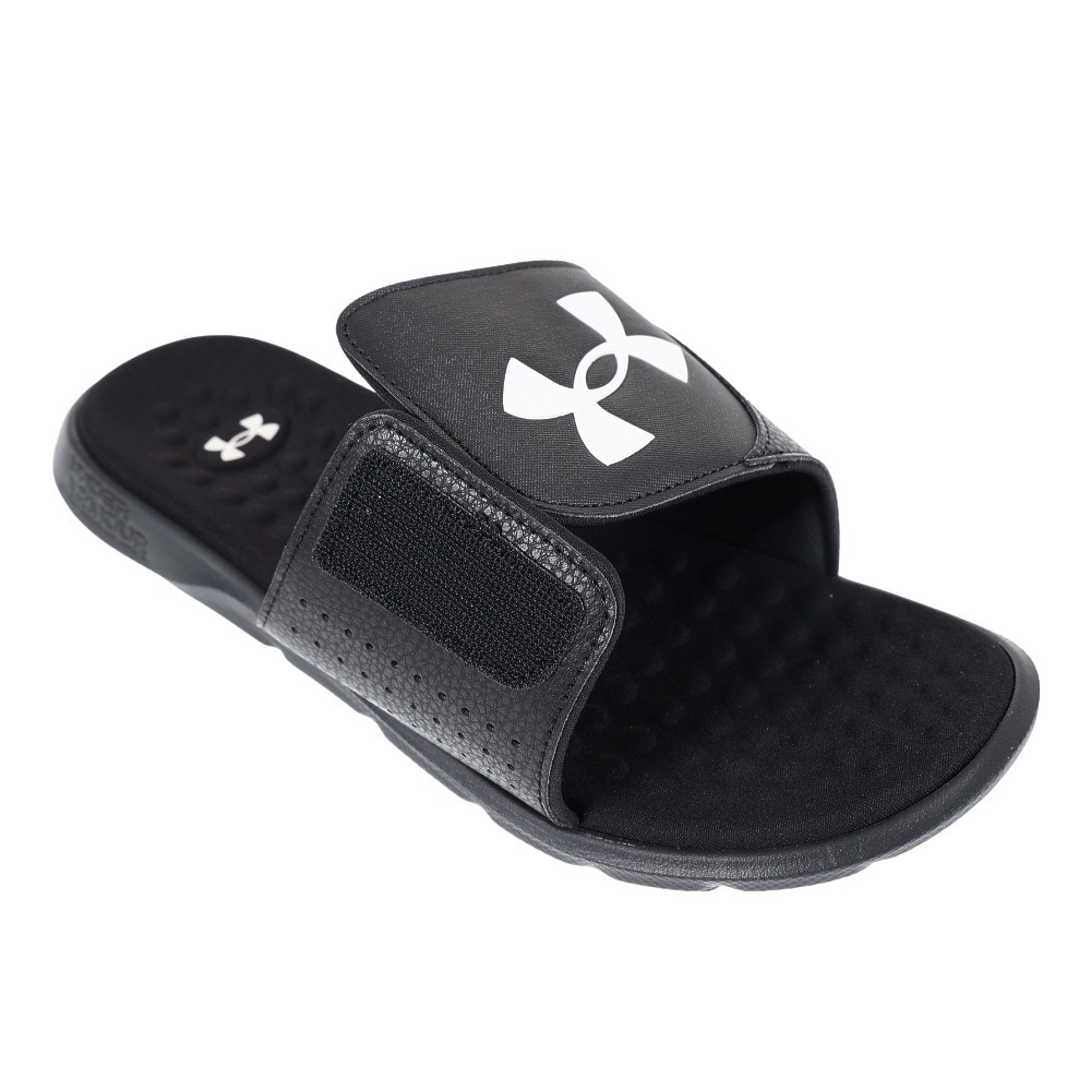 アンダーアーマー（UNDER ARMOUR）（メンズ）サンダル イグナイト7 スライド ブラック 3026023 001 ストラップ スライド プール ビーチ シャワーサンダル 