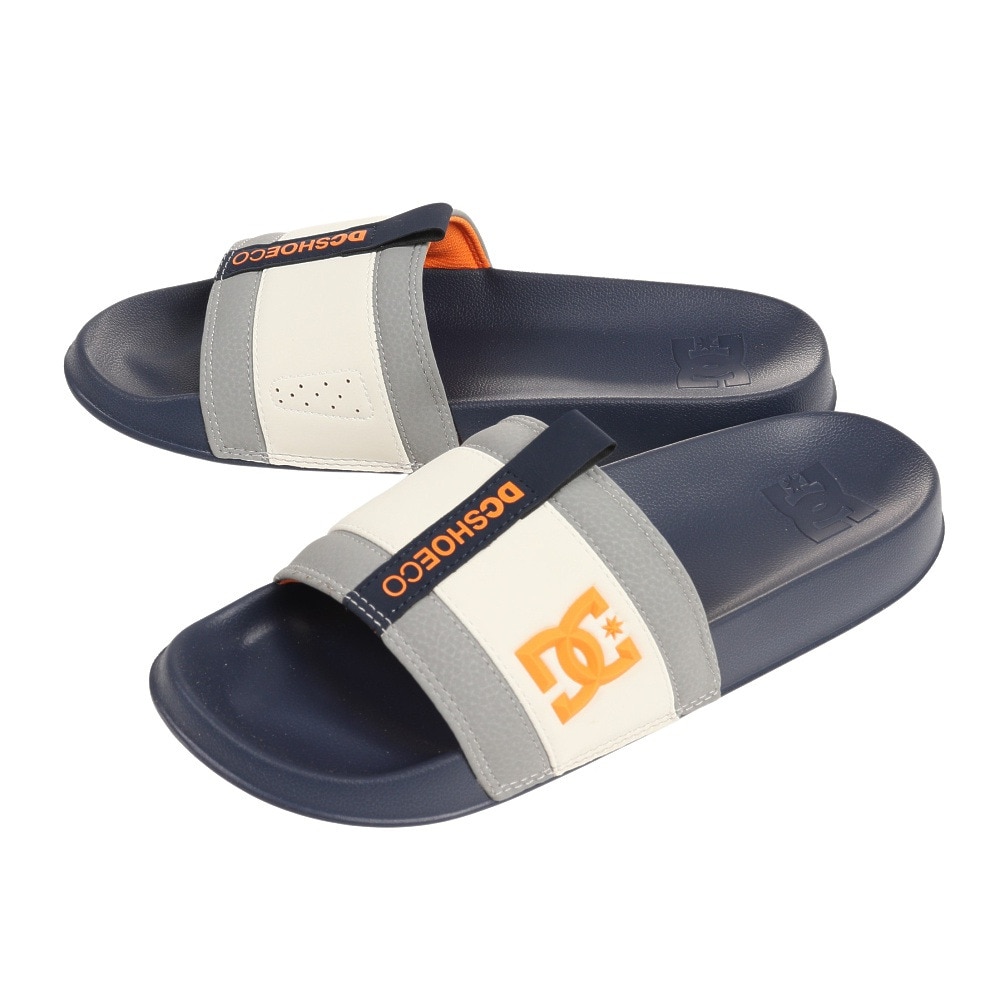 ディーシー・シュー（DC SHOE）（メンズ）スポーツサンダル リンクス スライド ネイビー 23SP DM231034 NGY シャワーサン リカバリー レジャー プール 街履き 