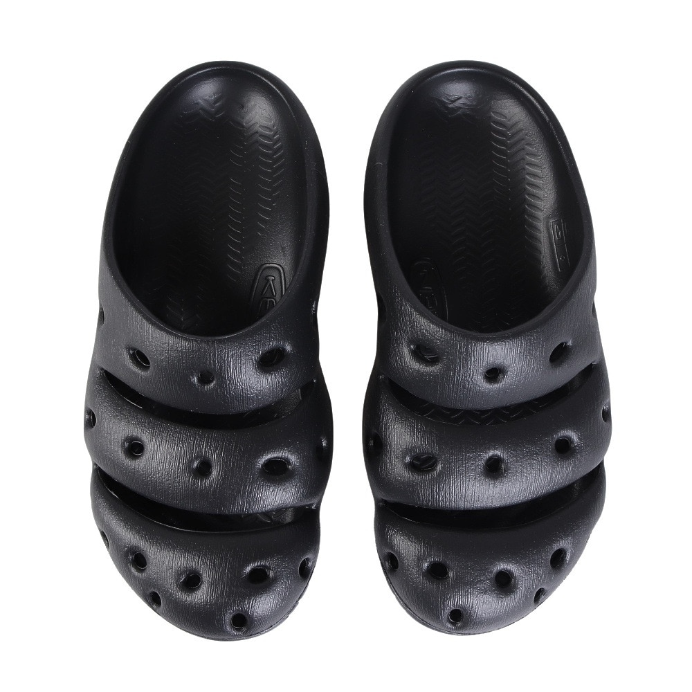 キーン（KEEN）（メンズ）サンダル ヨギ ブラック 1028957 シャワーサンダル 軽量 クッション性 通気性 抗菌防臭加工 タウン レジャー プール