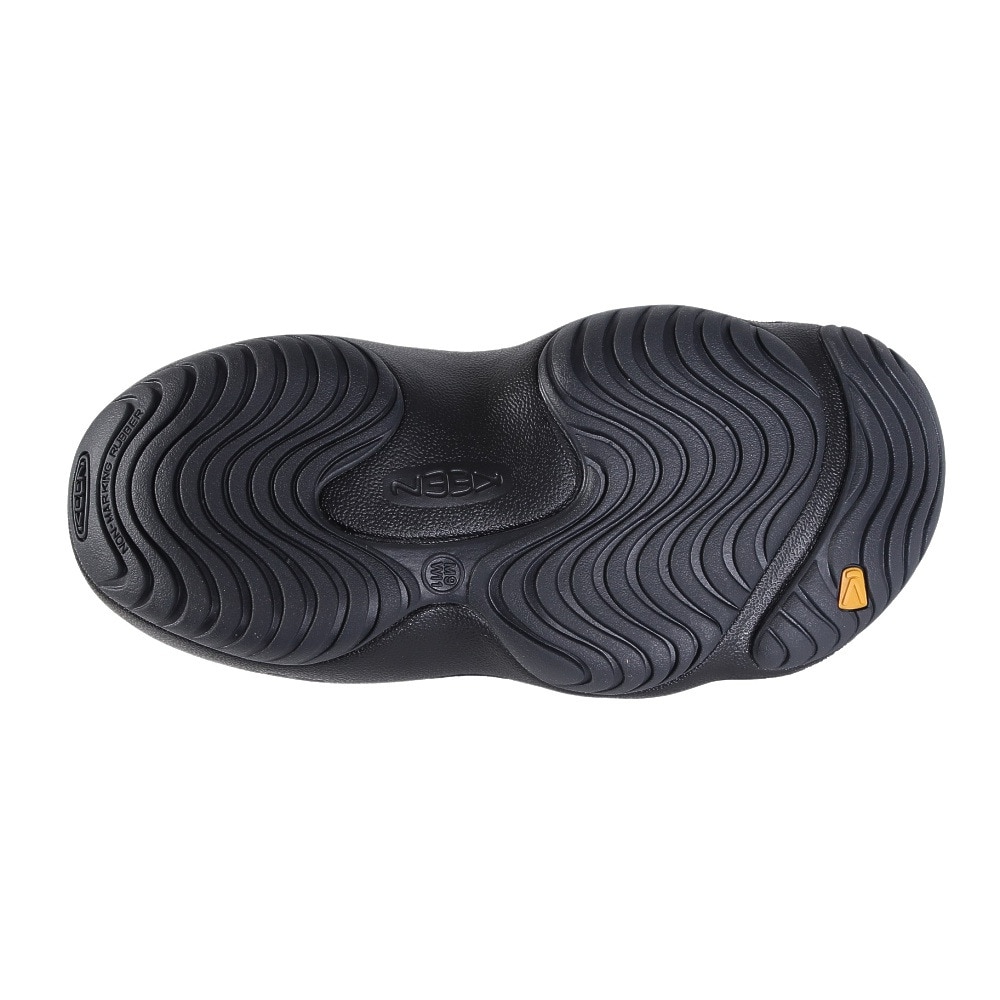 キーン（KEEN）（メンズ）サンダル ヨギ ブラック 1028957 シャワーサンダル 軽量 クッション性 通気性 抗菌防臭加工 タウン レジャー プール