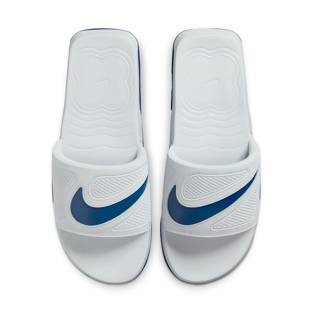 ナイキ（NIKE）（メンズ）スポーツサンダル エア マックス シロ スライド ホワイト ブルー DC1460-012 シャワサン レジャー ビーチ プール タウン 快適