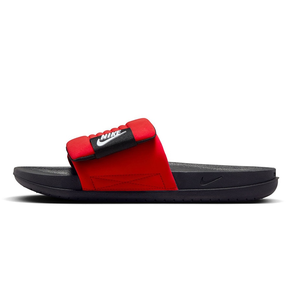 ナイキ（NIKE）（メンズ）スポーツサンダル オフコートアジャストスライド レッド ブラック DQ9624-600 シャワサン 軽量 クッション性 面ファスナー タウン
