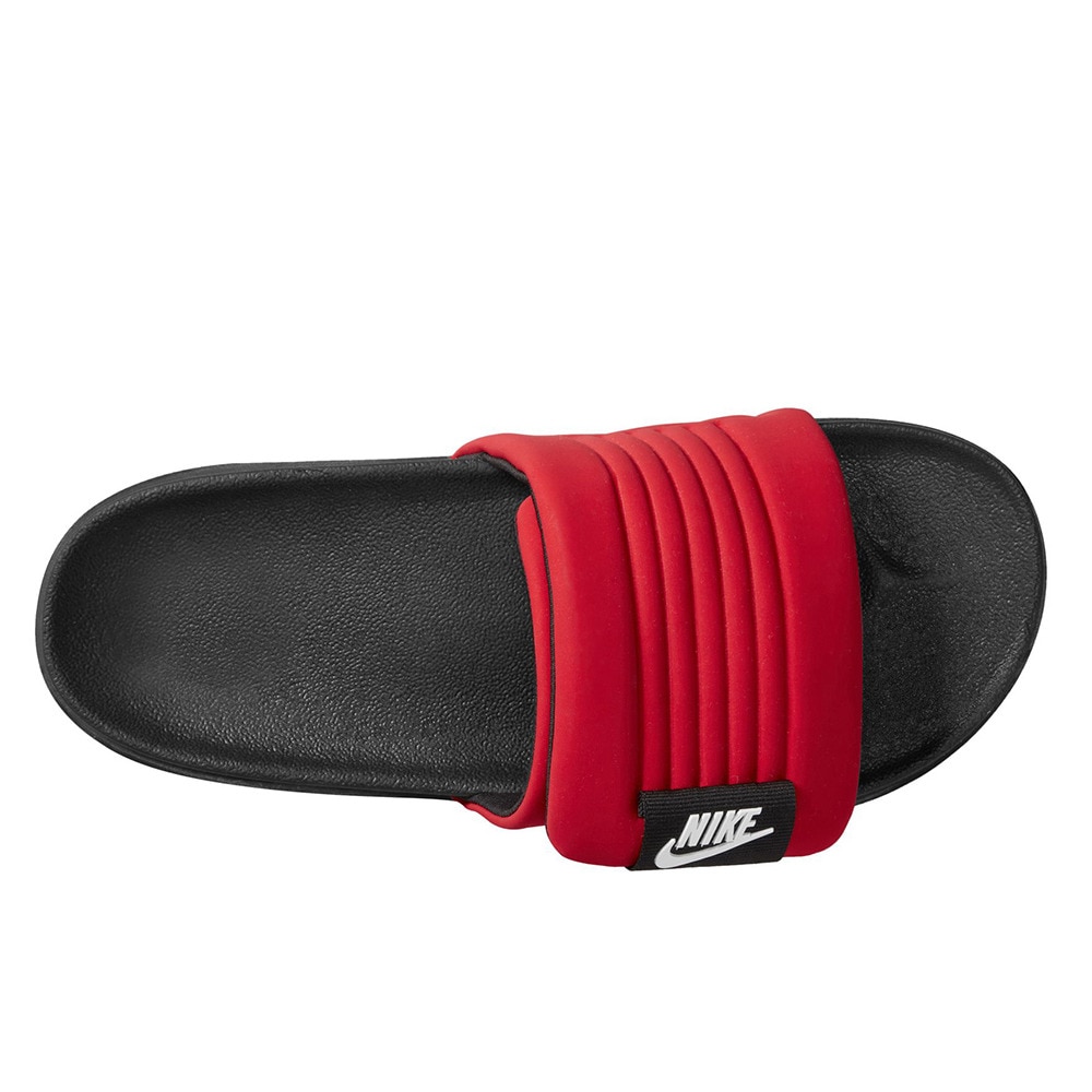 ナイキ（NIKE）（メンズ）スポーツサンダル オフコートアジャストスライド レッド ブラック DQ9624-600 シャワサン 軽量 クッション性 面ファスナー タウン
