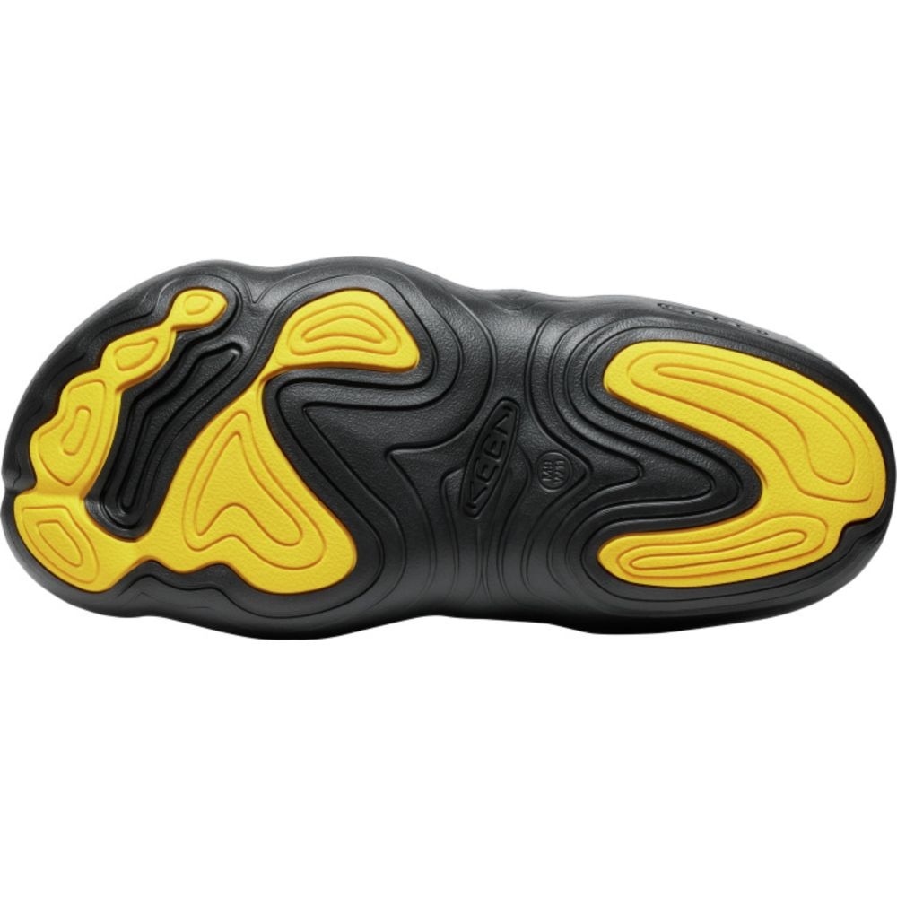 キーン（KEEN）（メンズ、レディース）スポーツサンダル ヨギーズ ブラック イエロー 1029369 シャワーサンダル レジャー アウトドア 軽量 フィット感 耐久性