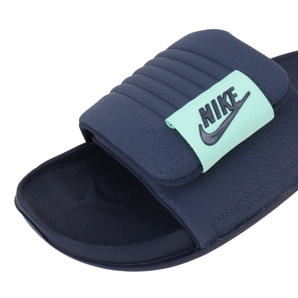 ナイキ（NIKE）（メンズ）スポーツサンダル オフコート アジャスト スライド ネイビー DQ9624-401 シャワーサンダル アウトドア レジャー ビーチサンダル 軽量