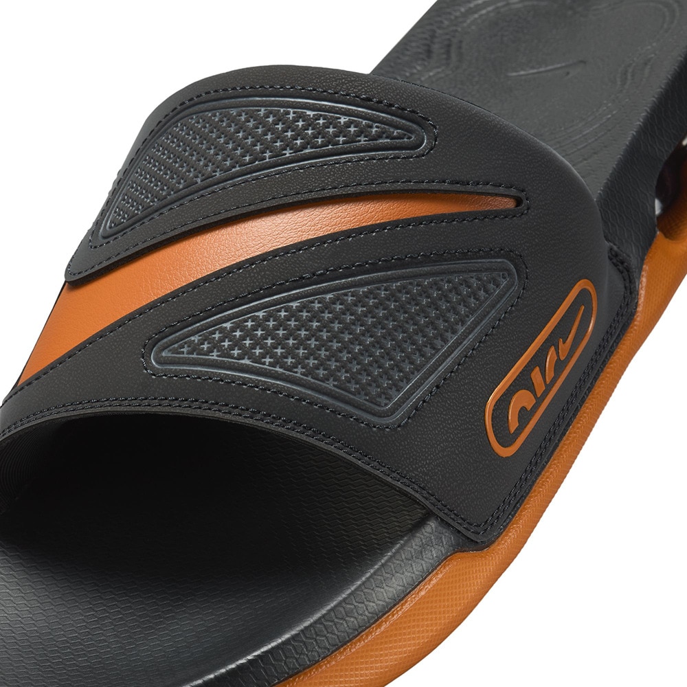 ナイキ（NIKE）（メンズ）スポーツサンダル エアマックス シロ スライド オレンジ ブラック DC1460-016 シャワーサンダル