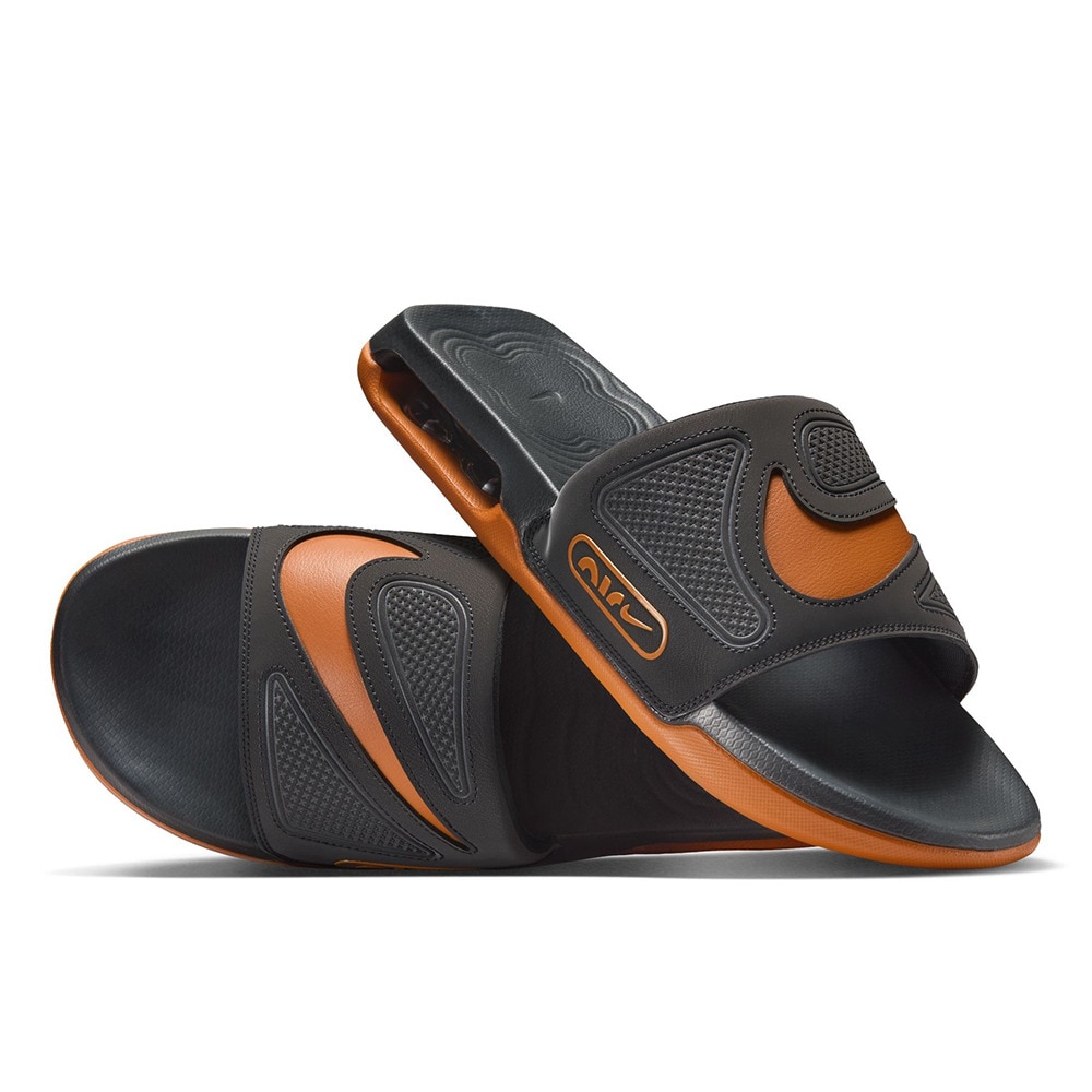 ナイキ（NIKE）（メンズ）スポーツサンダル エアマックス シロ スライド オレンジ ブラック DC1460-016 シャワーサンダル