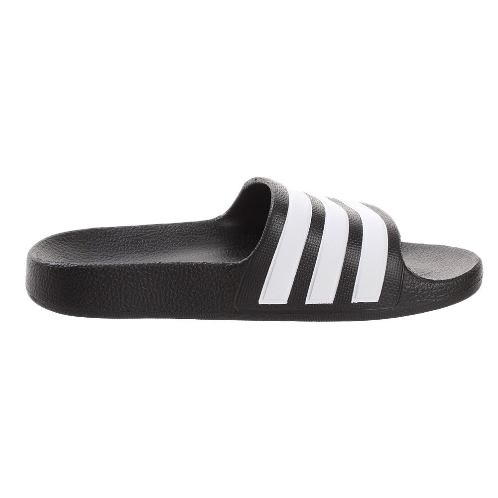 アディダス アディダス Adidas キッズ サンダル ジュニア ぺたんこ シャワーサンダル Adilette Aqua K F ブラック 黒 スポーツ用品はスーパースポーツゼビオ