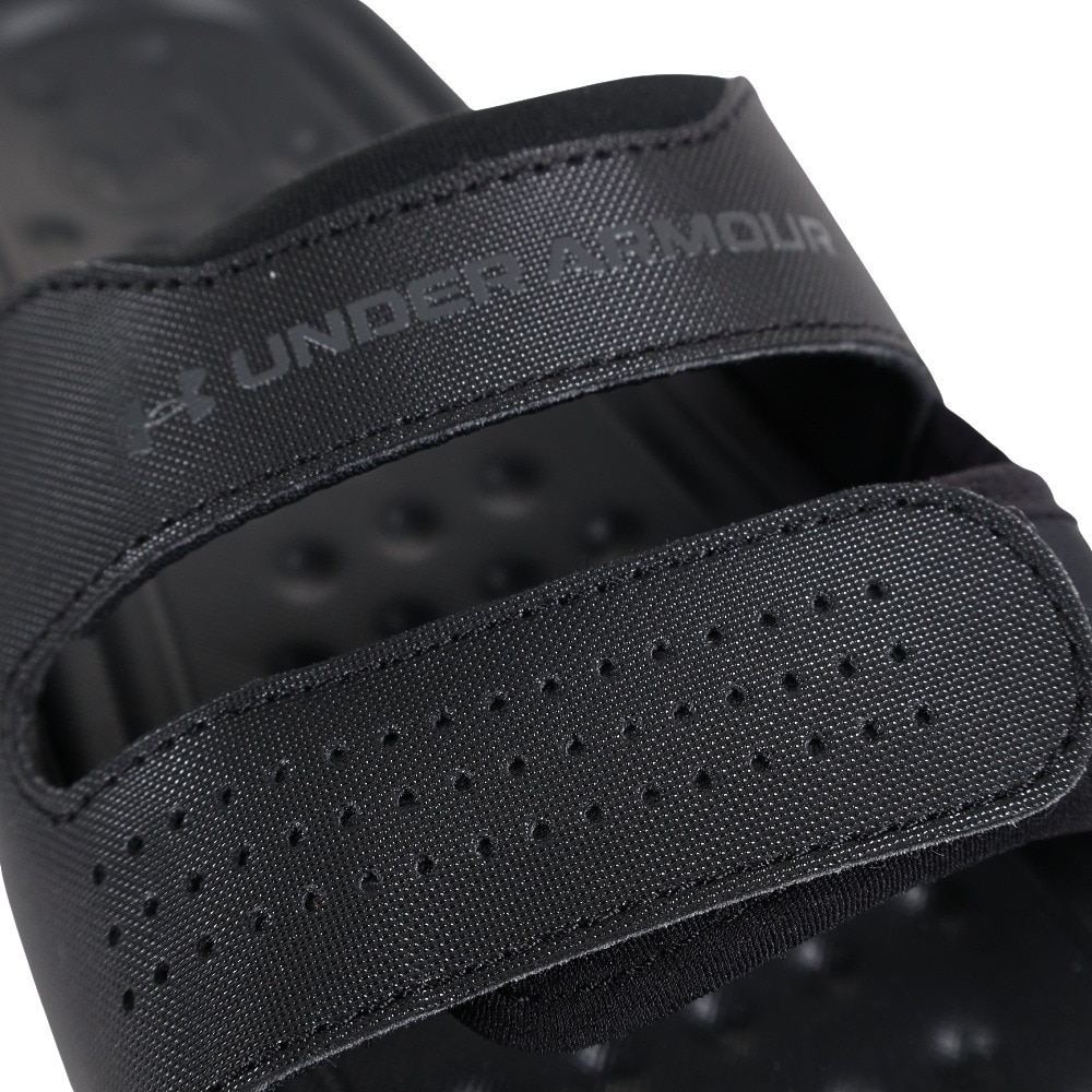 アンダーアーマー（UNDER ARMOUR）（レディース）スポーツサンダル アンサ スタジオ スライド ブラック 3025045 001 シャワサン スライド レジャー