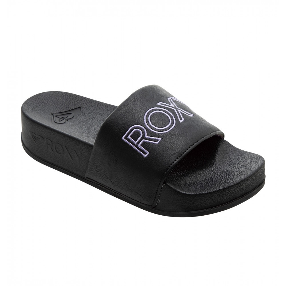 ロキシー（ROXY）（レディース）スポーツサンダル SLIPPY PLATFORM スライド ブラック 23SPRSD231210BBK シャワサン 厚底 おしゃれ タウン レジャー