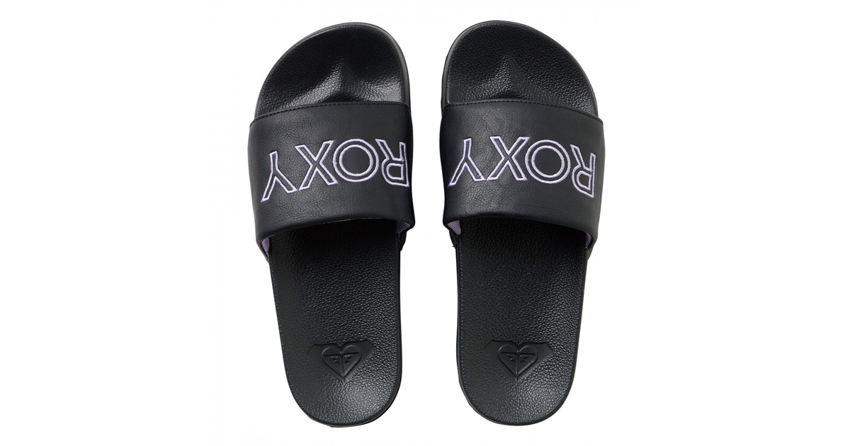 ロキシー（ROXY）（レディース）スポーツサンダル SLIPPY PLATFORM スライド ブラック 23SPRSD231210BBK シャワサン  厚底 おしゃれ タウン レジャー スポーツ用品はスーパースポーツゼビオ