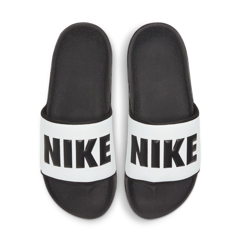 ナイキ（NIKE）（レディース）サンダル オフコート スライド ブラック ホワイト BQ4632-011 シャワーサンダル レジャー プール タウン ビーチ 軽量 快適
