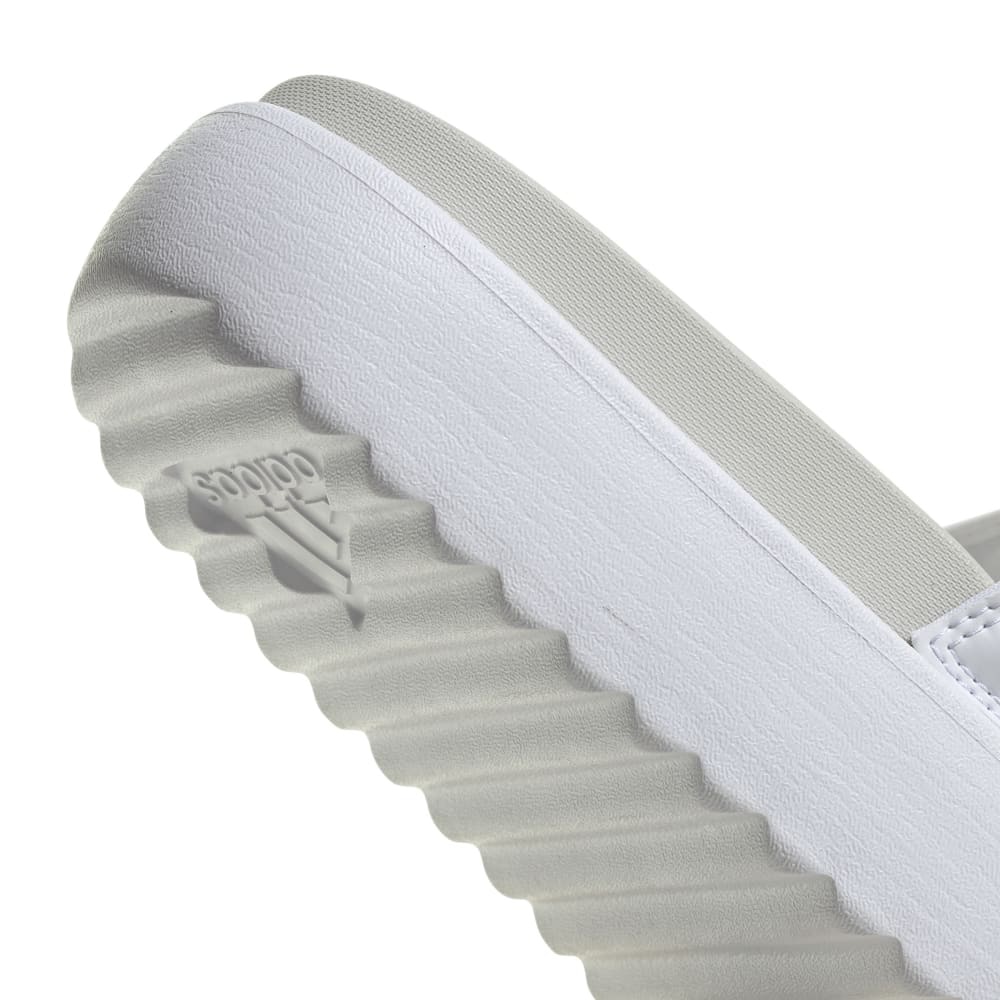 アディダス（adidas）（レディース）サンダル アディレッタプラットフォームサンダル ホワイト IE9703 シャワサン 厚底 クッション性 レジャー プール★★★