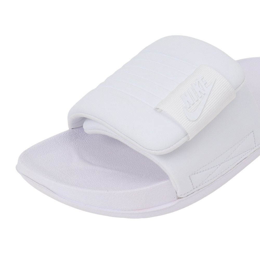 ナイキ（NIKE）（レディース）スポーツサンダル オフコート アジャスト スライド ホワイト DV1033-101 シャワーサンダル アウトドア レジャー ビーチサンダル