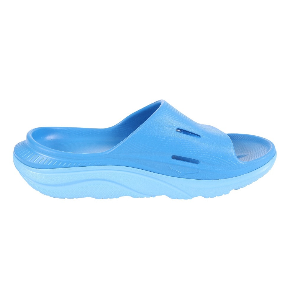 ホカ（HOKA）（メンズ、レディース）サンダル オラ リカバリー スライド 3 ブルー 1135061-CSAAシャワサン リラックス レジャー プール