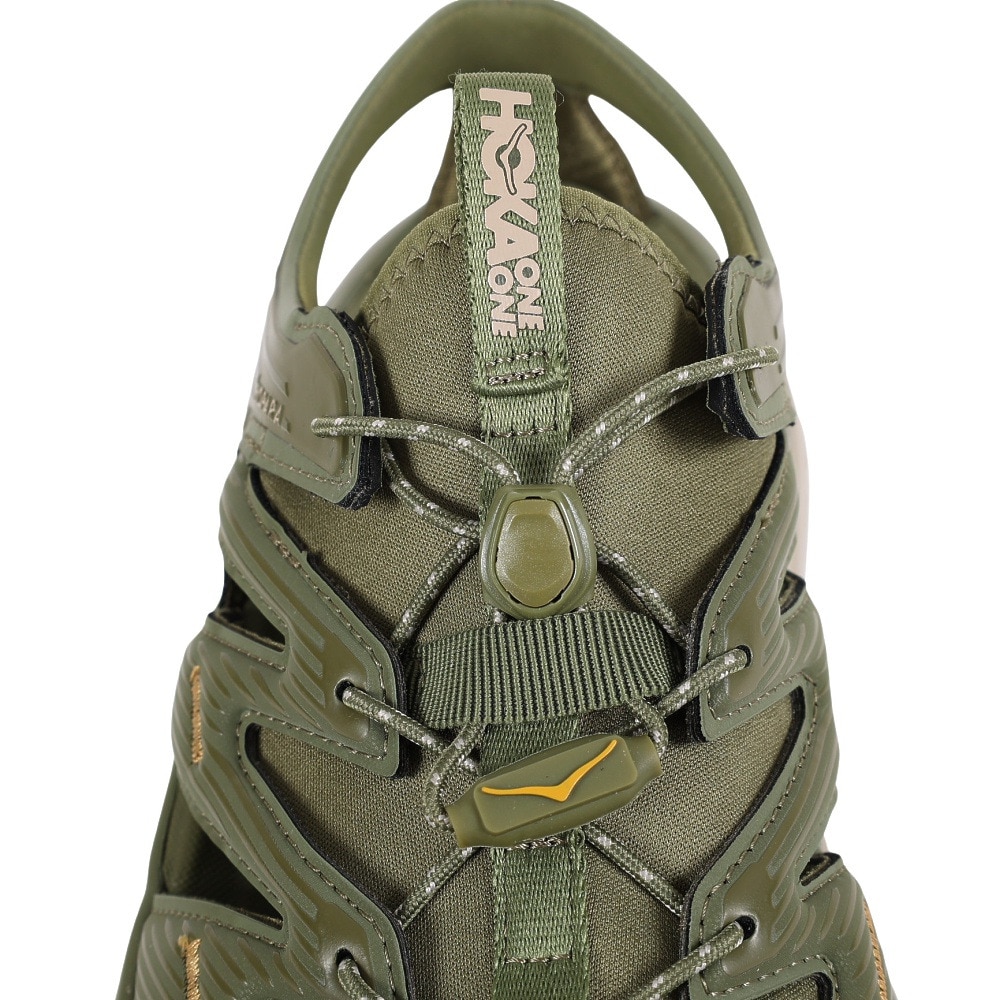 ホカ（HOKA）（メンズ）シャワーサンダル ホパラ オリーブ 1106534-AOTN 通気性 柔軟性 クッション性 アウトドア ロッカールーム
